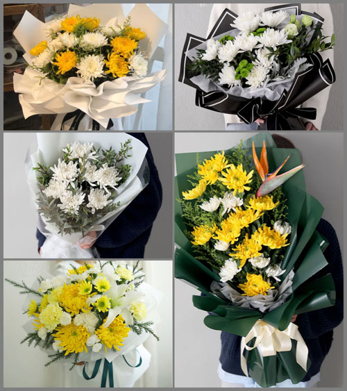 安徽六安市裕安区石婆店镇银岗村白事花束代送